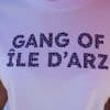 T-shirt gang of île d'Arz blanc 2